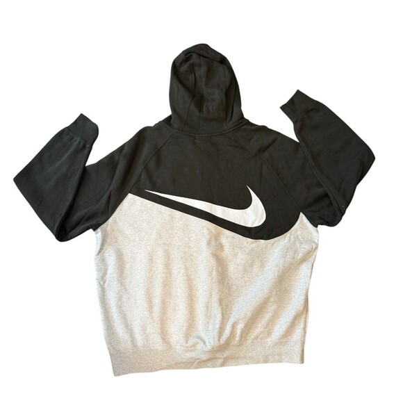 Nike Hoodie Men Sz XXL Colorblock Green Gray Full Zip Casual Logo Swoosh Gym - Picture 2 of 6